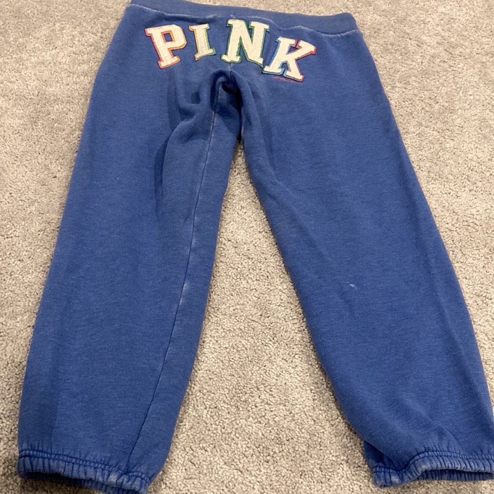SOLD ELSEWHERE! PINK Capri Blue Sweatpants - Picture 10 of 11